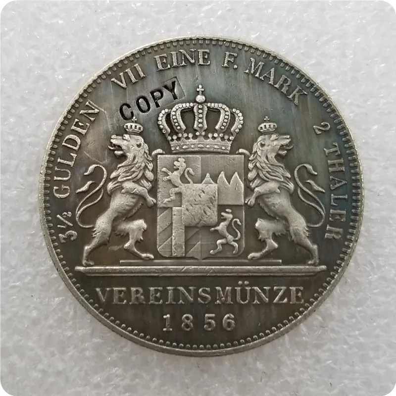 1856 немецкие Штаты Монета КОПИЯ памятные монеты-копия монет медаль коллекционные