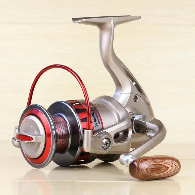 2018 Brand DF1000-DF7000 Pesca Golden Reel Spinning Fishing Reel Fixed Spool Reel Coil Fish Fishing 10BB  free shipping