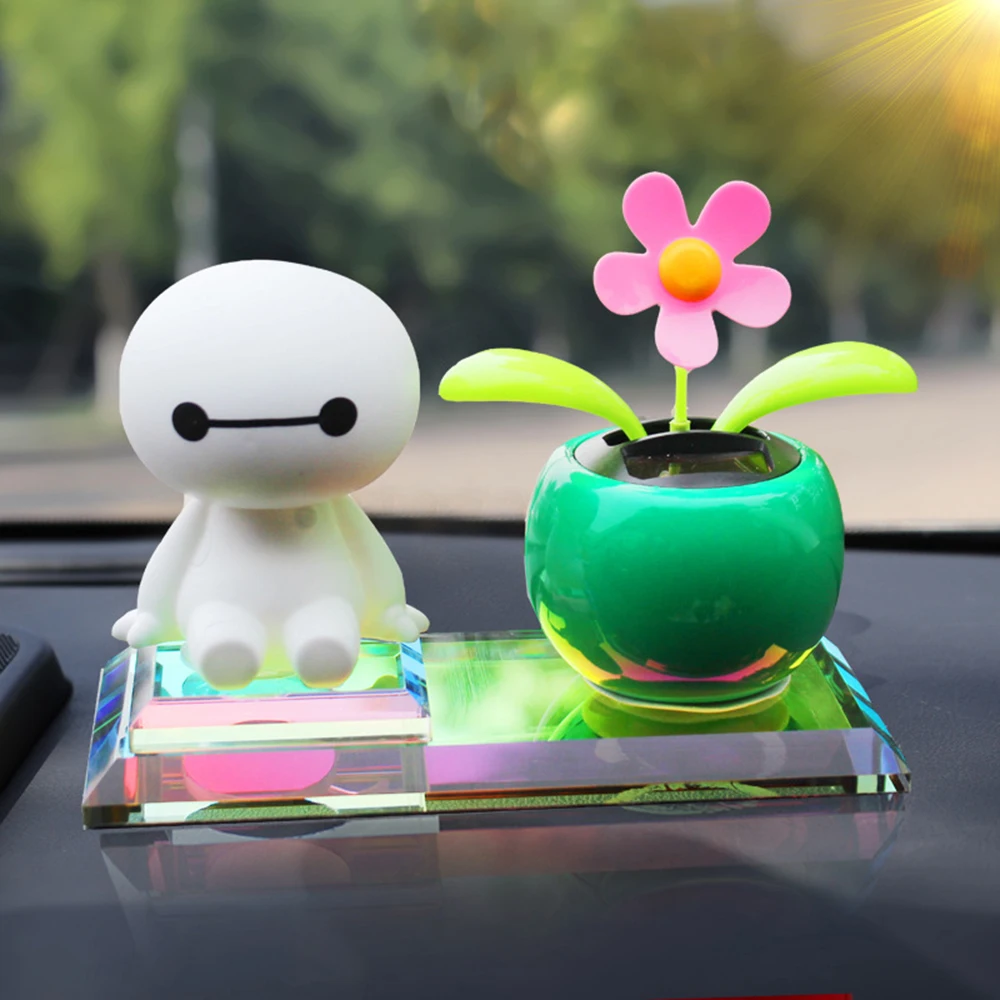 Автомобильный орнамент Baymax Свинг солнечный цветок освежитель воздуха эфирное