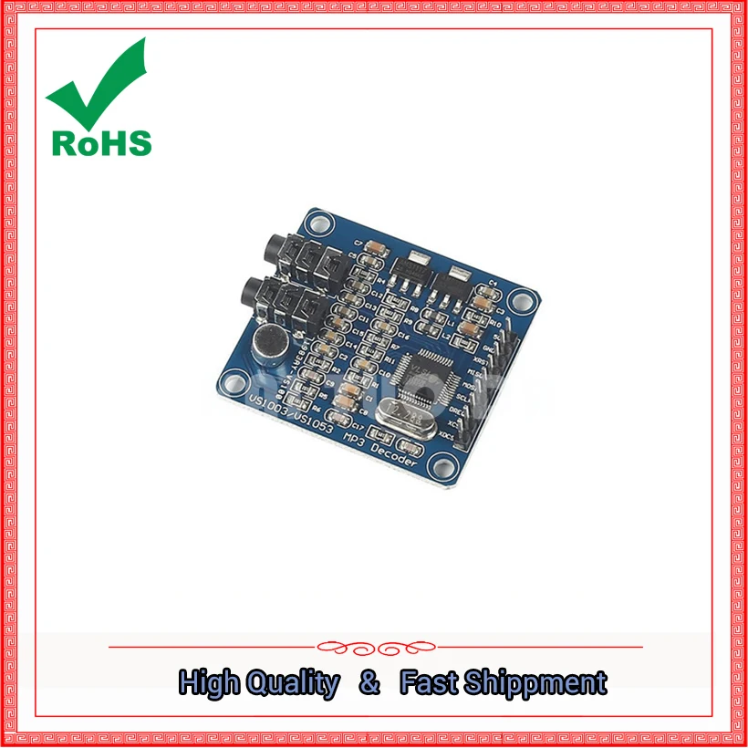 

VS1003B MP3 Decoding Module Containing Microphone Head STM32 Microcontroller Development Board Accessories