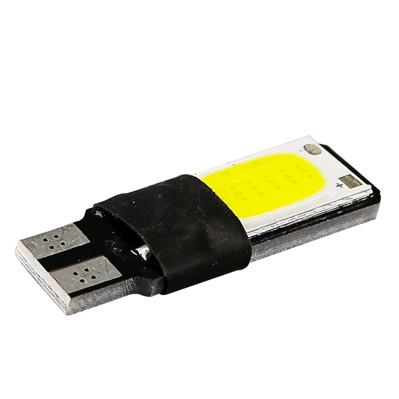Hlxg 2 шт. t10 w5w led cob Автомобильные светодиодные огни для чтения T10 W5W сигнальная