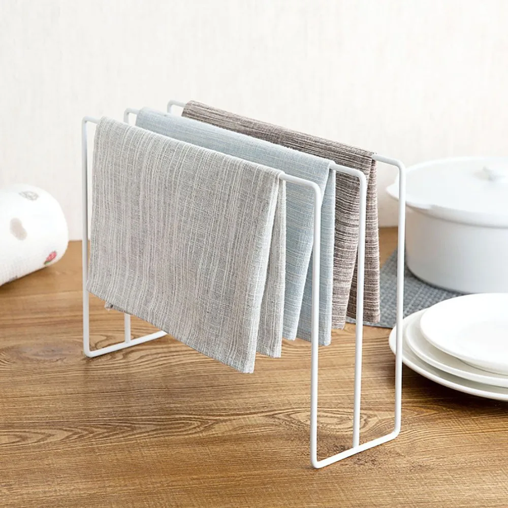 Вертикальный кованого железа тряпка навесной шкаф кухонный стеллаж кухонные