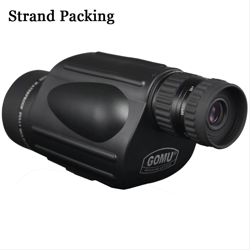 Strand Packing Gomu 10-30X50 HD зум водонепроницаемый телескоп с Bak4 призма FMC Монокуляр Spyglass Brid часы бинокль для охоты туризма - Цвет: Strand Packing