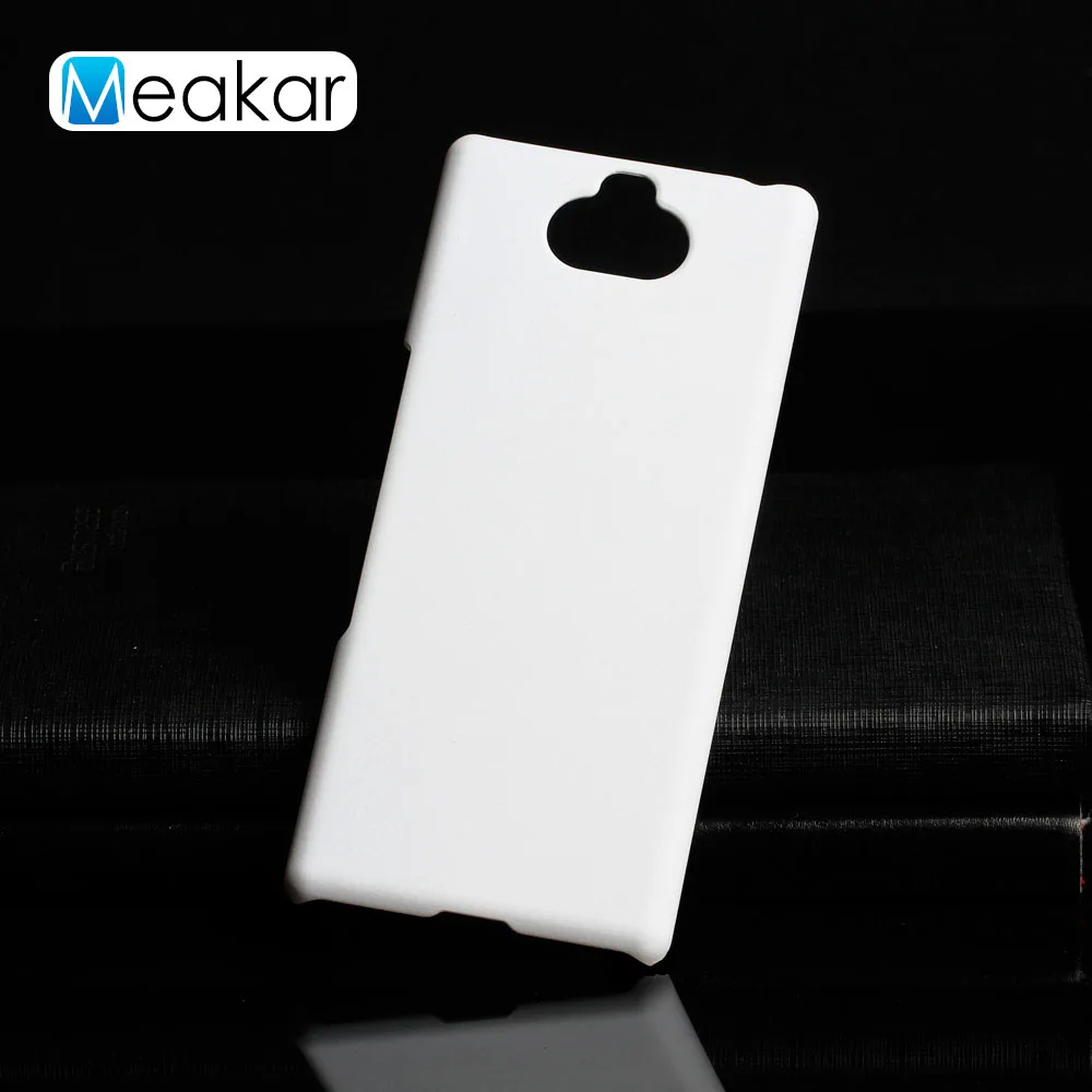 Матовая Пластик Coque 6.0For sony Xperia 10 чехол для sony Xperia 10 Xa3 I3113 I4113 I4193 I3123 телефона чехол-лента на заднюю панель - Цвет: White
