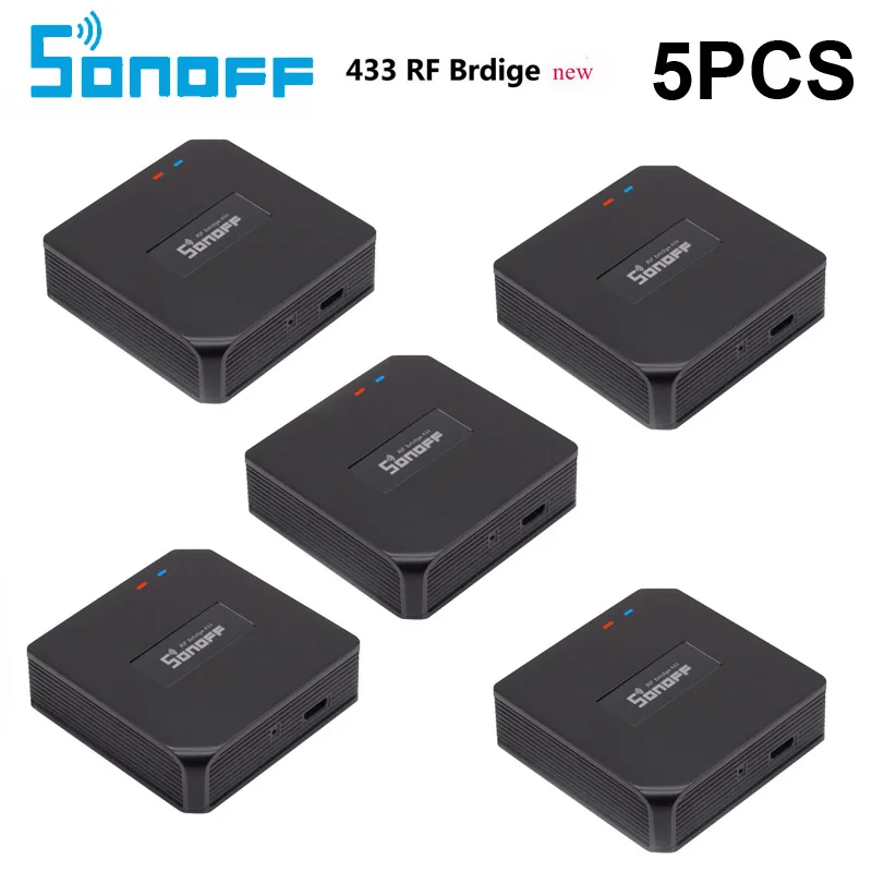 5 шт./лот умный дом Sonoff RF Bridge 433 Автоматизация универсальный переключатель