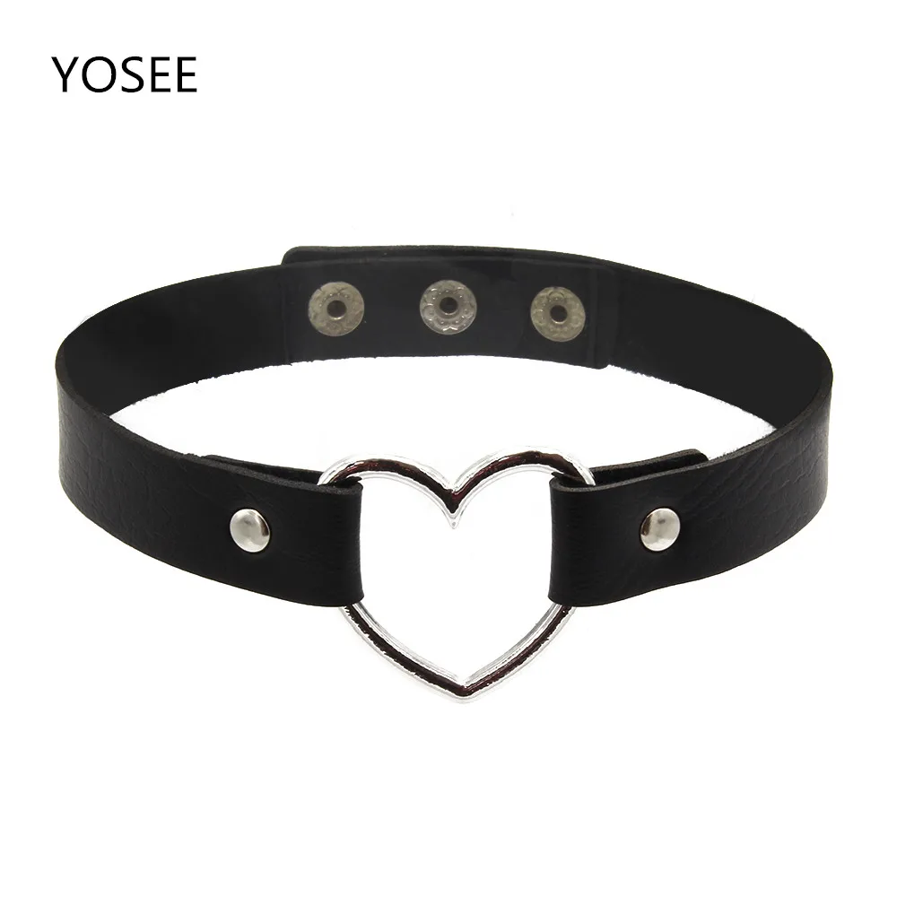 2018 новый корейский чокер сердце металлический воротник Чокер Модные ювелирные