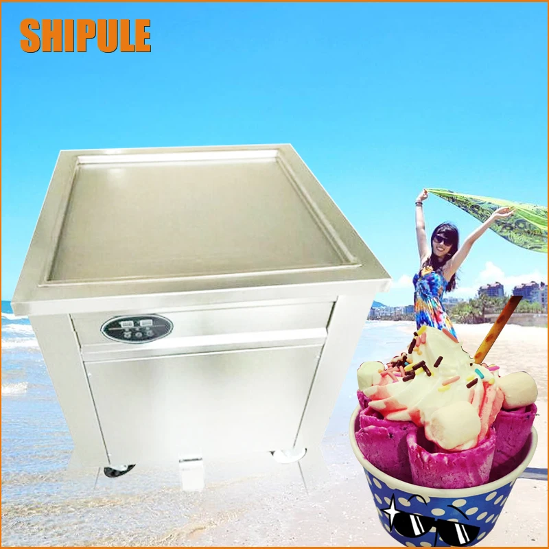 Машина для приготовления жареного мороженого квадратная сковорода 50*50 см машина