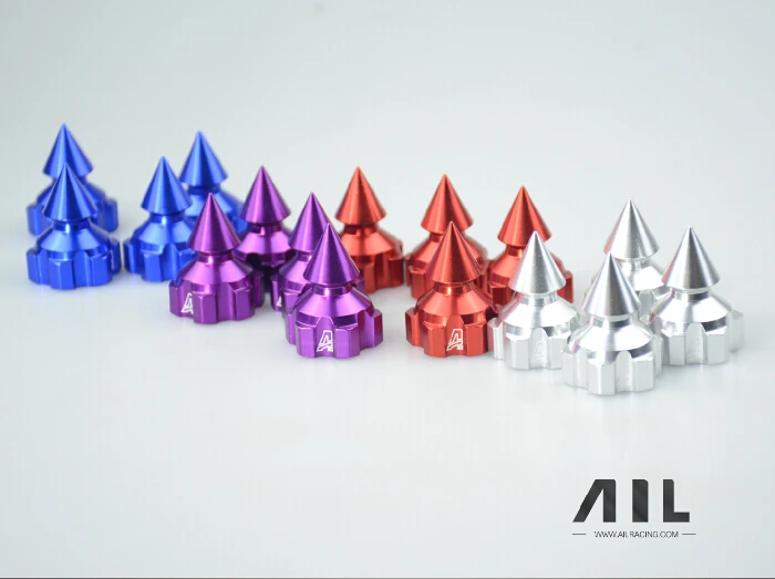 Алюминиевая острая шипа позвоночник блокировочное колесо пылезащитная крышка