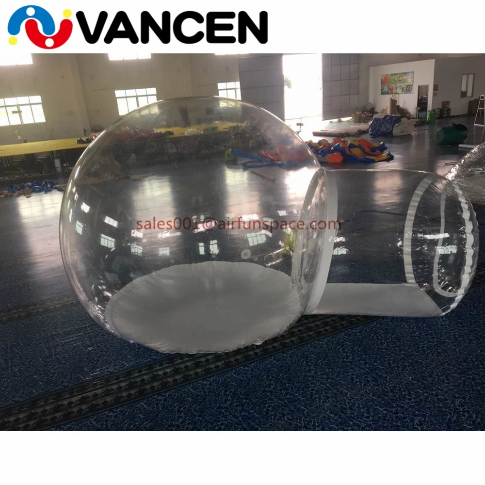 

0.8mm PVC inflatable transparent tent good show igloo tent for park wholesale price inflatable clear tent for sale