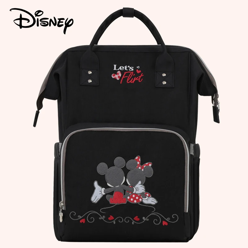 Disney Детская сумка для подгузников подгузник с usb подогревом сумка для ребенка уход рюкзак для мам бурильного замка с Микки-Маусом Bolsas Maternidade