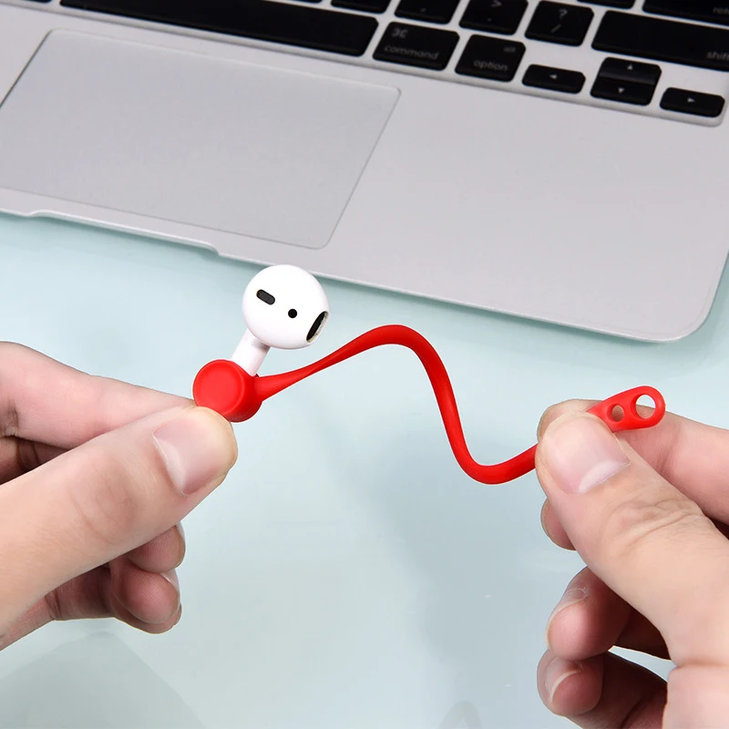 Силиконовый держатель для наушников с защитой от потери Airpods беспроводная bluetooth