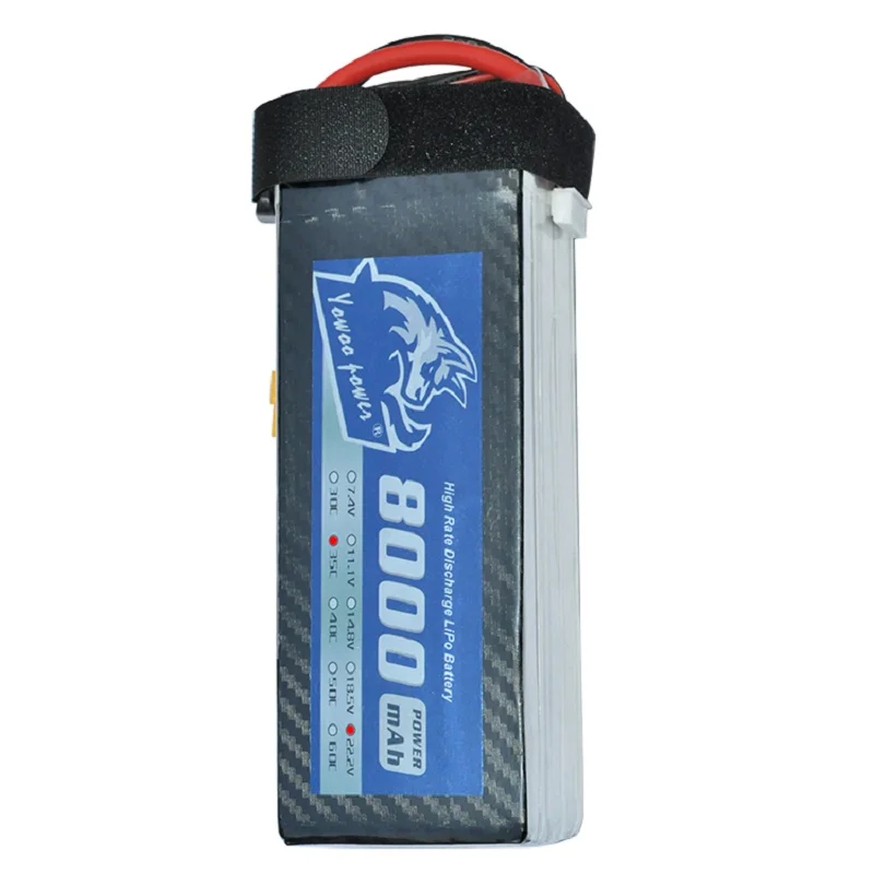 Батарея YOWOO Lipo 6s 8000 мАч 22 2 в 35c MAX 70c buzzer RC Bateria для дрона Акку автомобиля лодки