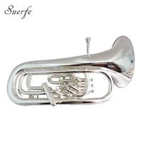 bb euphonium compensating system silver plated euphonium horns 31 piston musical instruments
