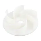 Пластиковая часть компрессора воздуха, 6-лопастное лопастное колесо вентилятора двигателя, бежевое колесо 60 мм