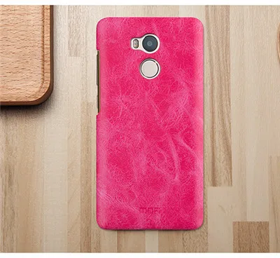 Чехол Mofi для Xiaomi Redmi 4 Prime, Роскошный чехол из искусственной кожи для Xiaomi Redmi 4A, противоударный защитный чехол - Цвет: rose
