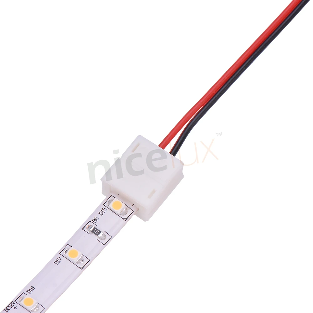 5 шт. 2 контактный 4 разъем для светодиодной ленты SMD 8 мм 10 3528 5050 RGB одноцветная IP65/54