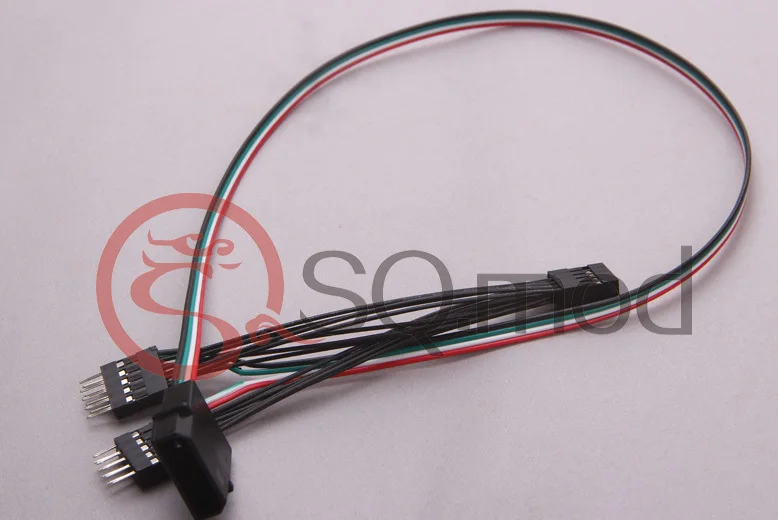 Внутренняя Материнская плата 9Pin USB 1 мама к 2 сплиттер папа кабель для передачи