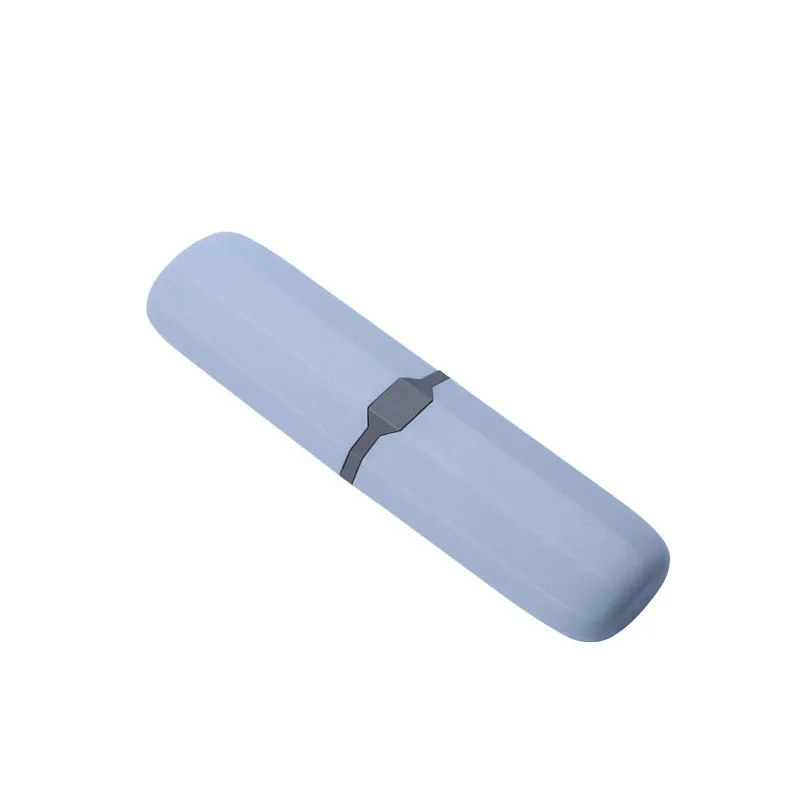 Blue 3 в 1 портативный держатель для зубной щетки, коробка для путешествий, походная зубная щетка для хранения, органайзер, чехол, аксессуары для ванной комнаты - Цвет: Blue