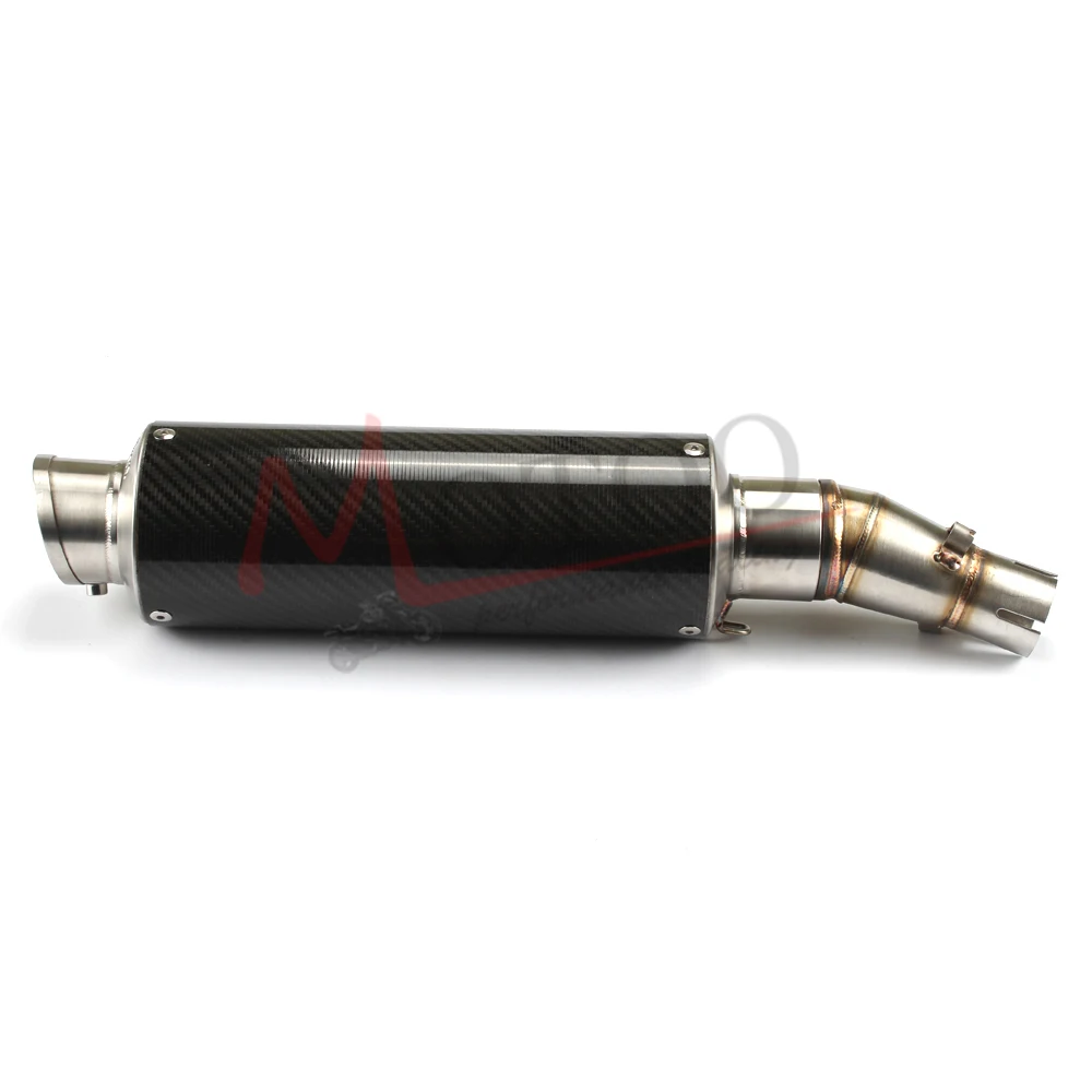 Motoo E MARK мотоциклетная средняя труба + выхлопная для Kawasaki Z250 2008 2017 Ninja 300 2013 250R 08 17