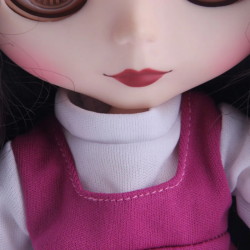 Luckdoll 5 стилей кукольная одежда аксессуары на выбор(платье с принтом, свитер костюм, плотная юбка) подходит 30 см 1/6 BJD кукла(только одежда