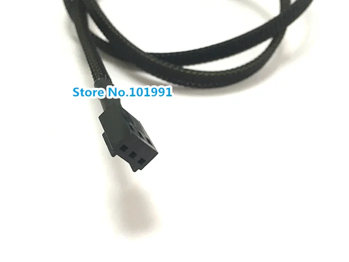 

22AWG Wire 60cm Motherboard Internal 3Pin Female Cooling Fan to 3pin male Power Sleeved Cable