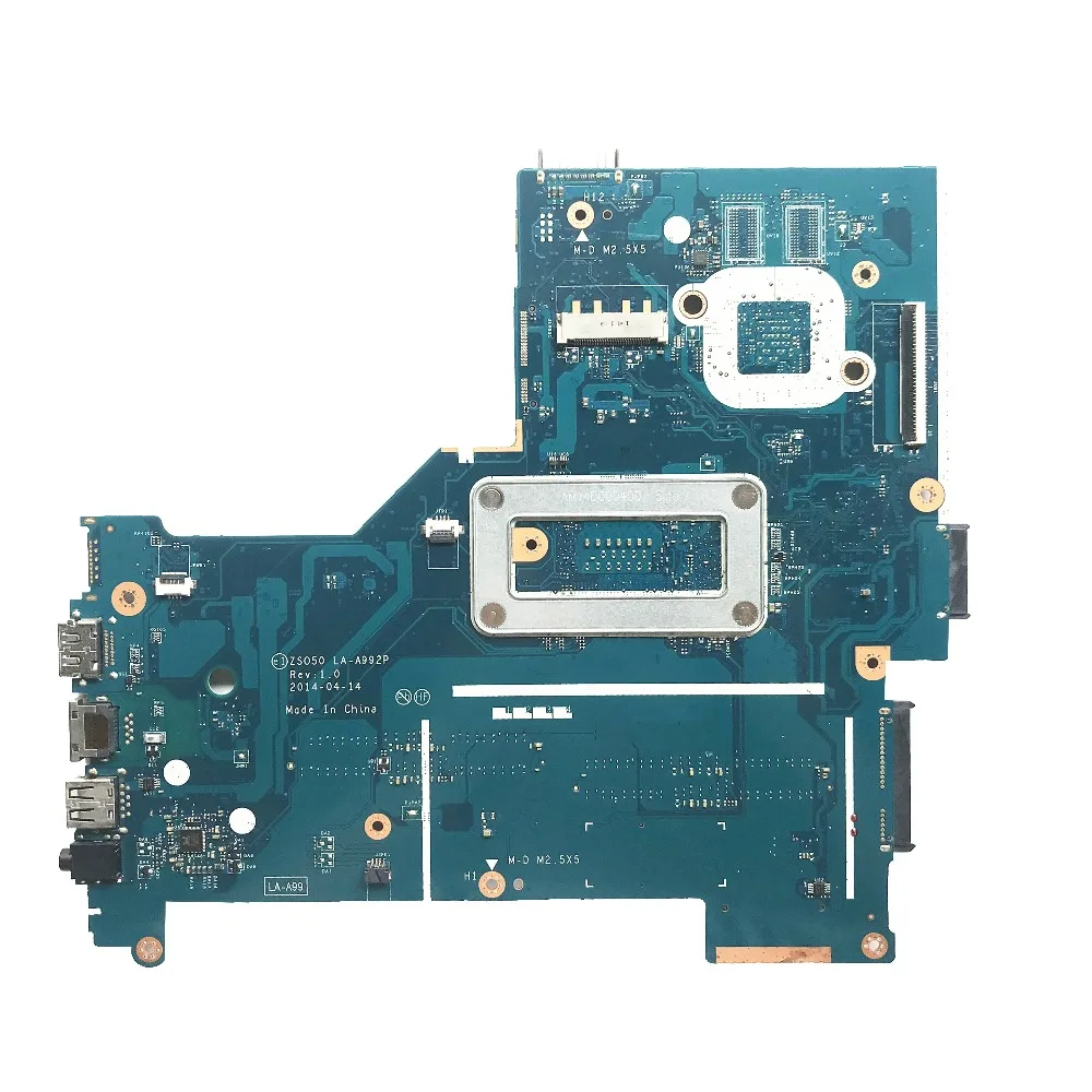 Reboto Высококачественная материнская плата для ноутбука hp 15-R 784567-501 LA-A992P с SR1EB ZSO50 I7-4510U MB протестированная Быстрая
