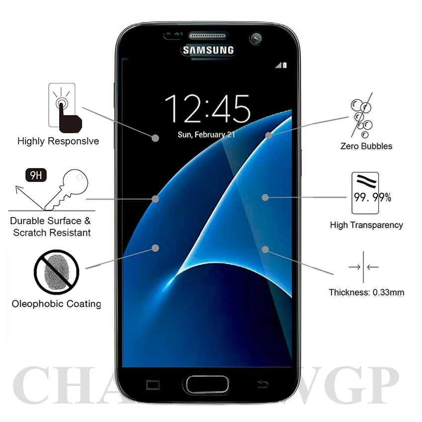 Защитное стекло закаленное для Samsung Galaxy J5 2017 J530 J530F J530FN J530H | Мобильные телефоны и