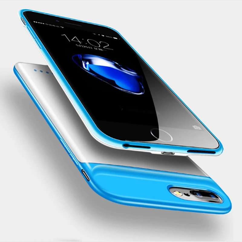 Чехол для аккумулятора, Ультратонкий чехол для iPhone 6, 7, 8, 6s Plus, чехол для зарядного устройства, чехол для зарядного устройства, Внешний чехол для задней панели