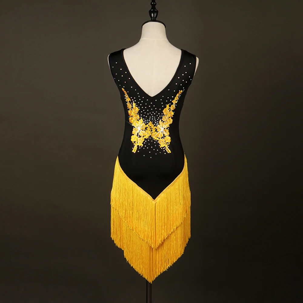 2018 костюмы для латио американских танцев (для ча дамы спандекс и юбка из органзы