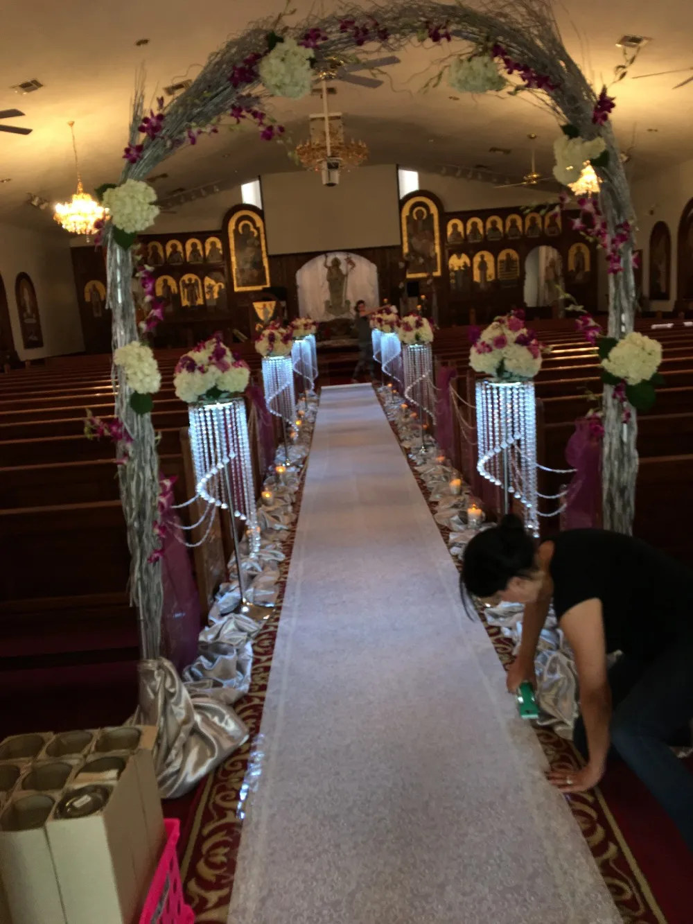 Роскошный центральный стол для мероприятий вечерние Т-образные подставки с