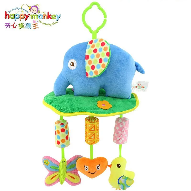 Детская коляска Happy Monkey Wind Chime мягкая подвесная погремушка в виде