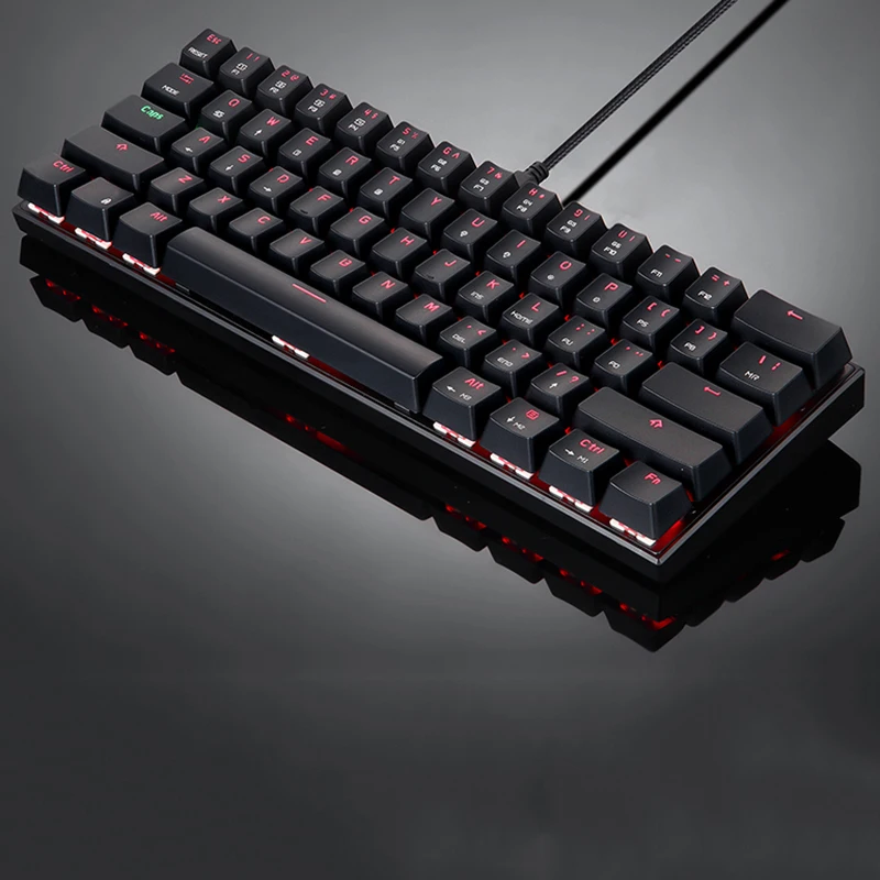 Motospeed CK62 игровая Механическая USB Bluetooth беспроводная клавиатура с подсветкой Gamer RGB