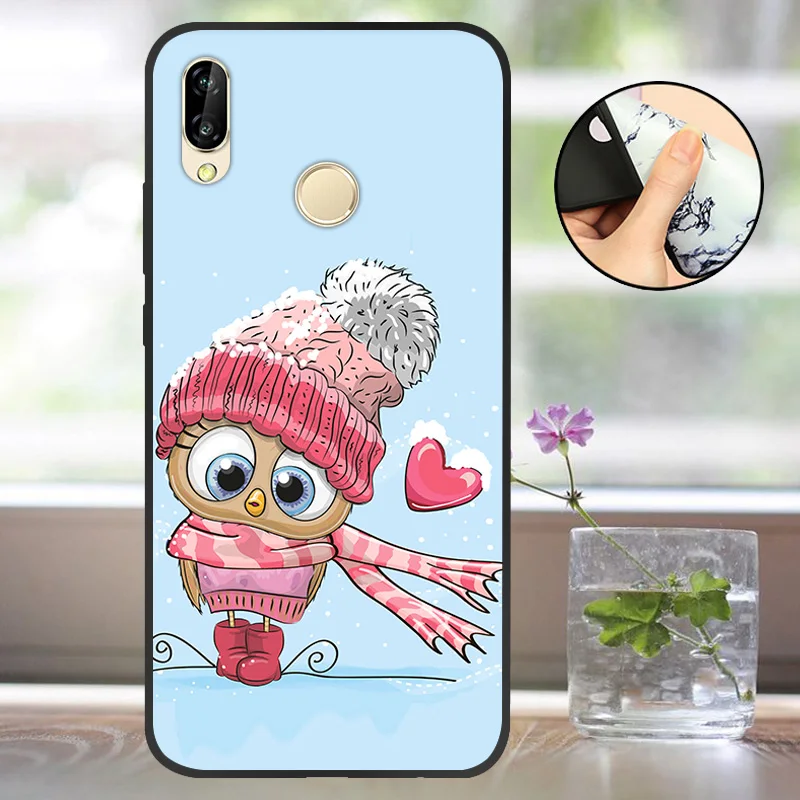 QMT Чехол для huawei P20 Lite, мягкий силиконовый бампер для huawei P20 Lite P20lite, чехол для телефона P 20 Lite, защита для задней панели - Цвет: QMT
