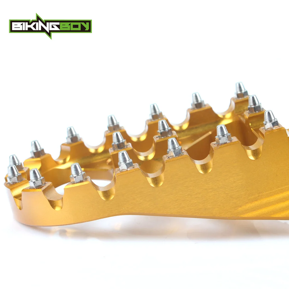 

BIKINGBOY For Suzuki RMZ RM-Z 250 2010-2017 RMZ 450 2010 2012 2013 2014 2015 2016 2017 MX Motocross Aluminum Foot Pegs Footpegs