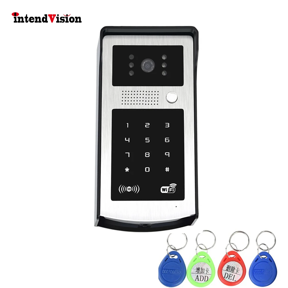 Intendvision Wi Fi домофон видеодомофон iOS Android поддержка дистанционного разблокировки
