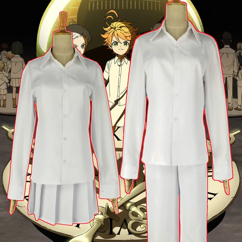 Костюм для косплея Обещанный Невер из аниме Yakusoku no Neverland Эмма Норман Рэй женская и