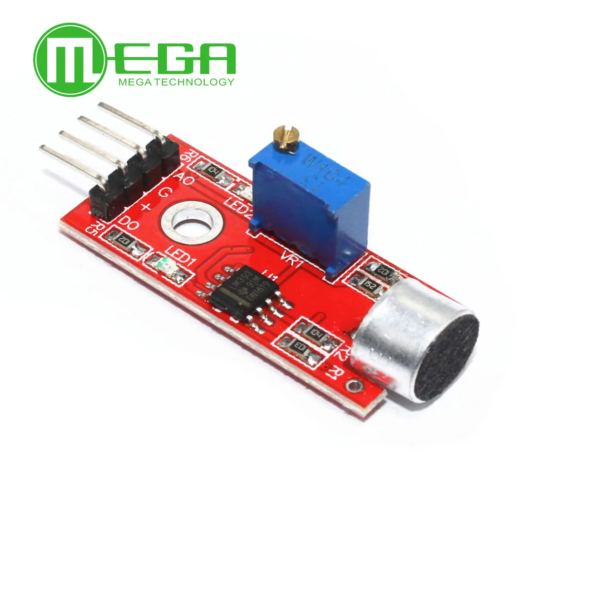 100 шт. KY-037 Высокочувствительный звуковой модуль датчика микрофона для Arduino AVR PIC |