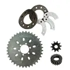 36 Зубцов, 6 отверстий, звездочка, комплект для крепления и нажимной механизм для велосипеда 66 куб. См, 80 куб. См, двигатель для моторизованного велосипеда