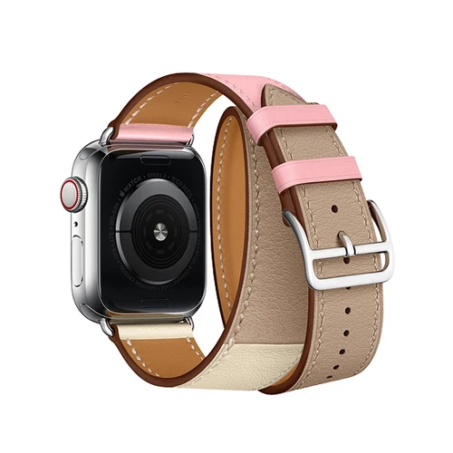 15 Кожаный ремешок для apple watch band 44 мм 40 мм, 42 мм, 38 мм, версия браслет Swift ремешок для наручных часов iwatch, ремешок 5/4/3/2/1 - Цвет ремешка: 15