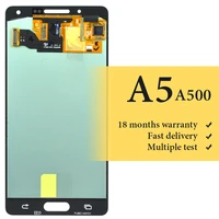 hot sell for a5 2015 lcd display highcopy quality no dead pixel for mobile phone a500 lcd screen assambly replacement