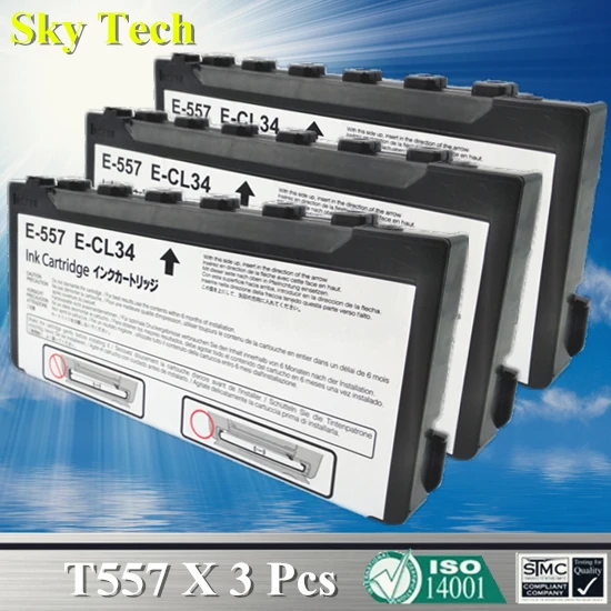 Качественный совместимый чернильный картридж для T557, T-557 для Epson Picture mate/Picture mate 500/PM500 и т. д