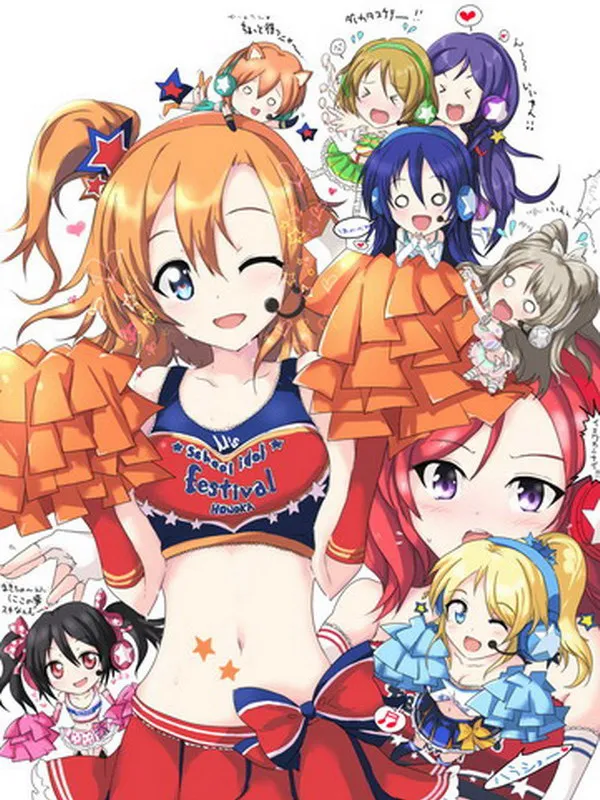 

Однослойное одеяло с аниме персонажами Love Live 150*200 см #36764