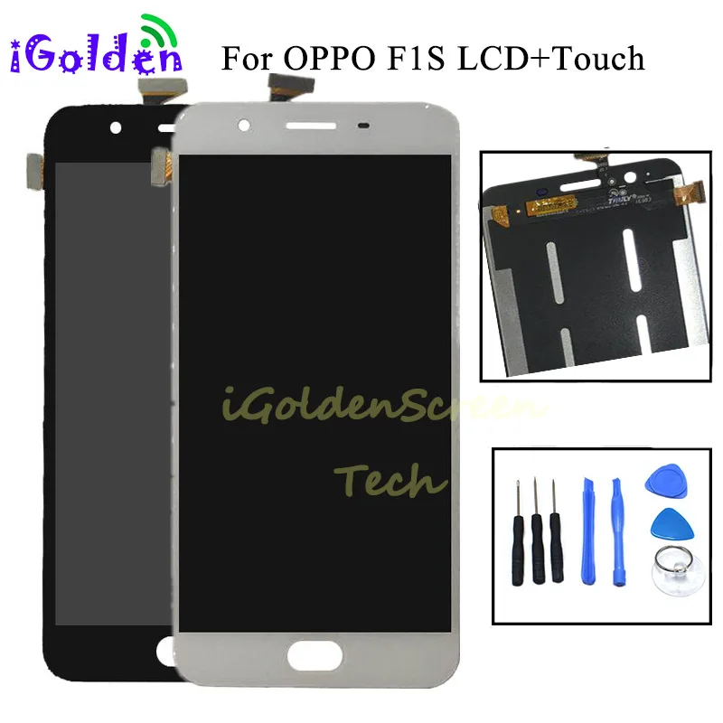 100% протестированный 5 &quotЖК-дисплей для OPPO F1S ЖК-экран дисплей с сенсорным экраном