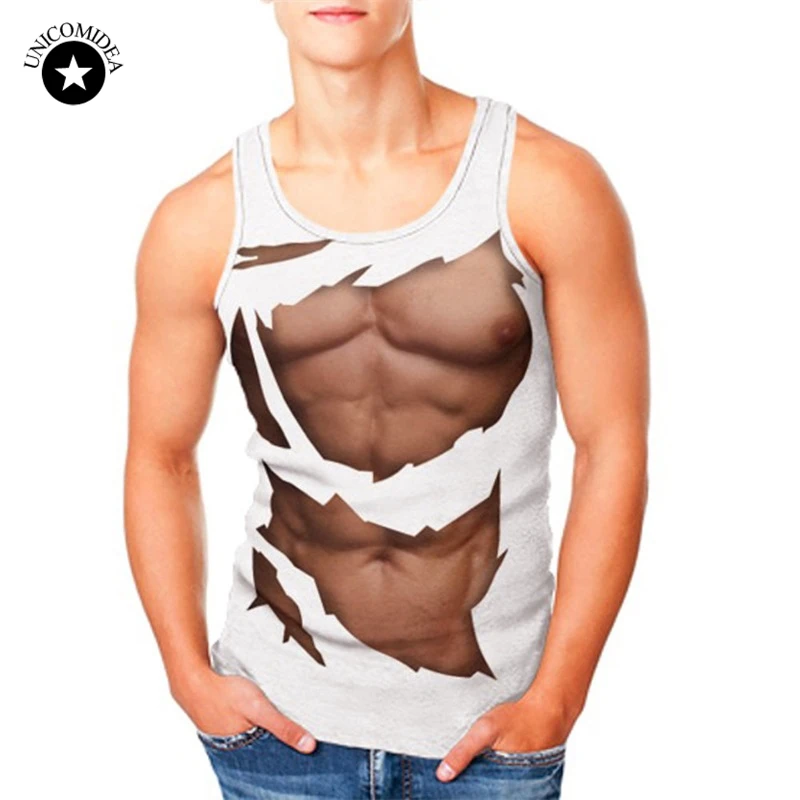 Мужская летняя майка для спортзала забавная брендовая повседневная без рукавов