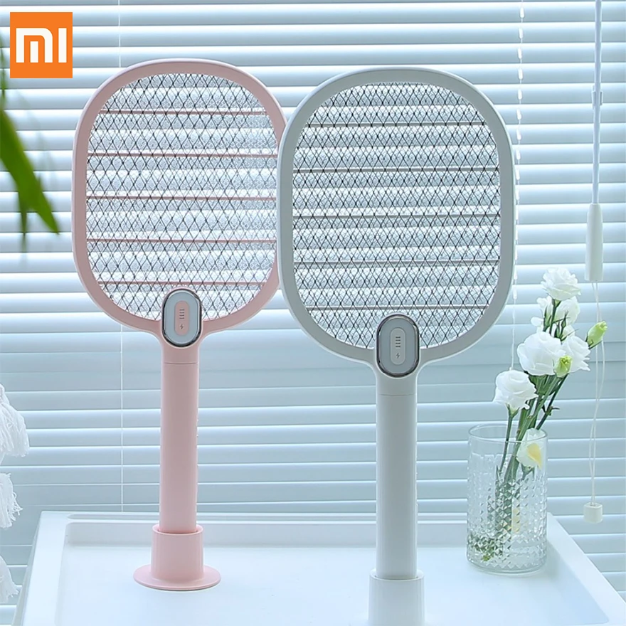 Xiaomi Mijia электрический ручной комаров Swatter Электрический комаров убийца насекомых муха от насекомых комаров Swatter Killer