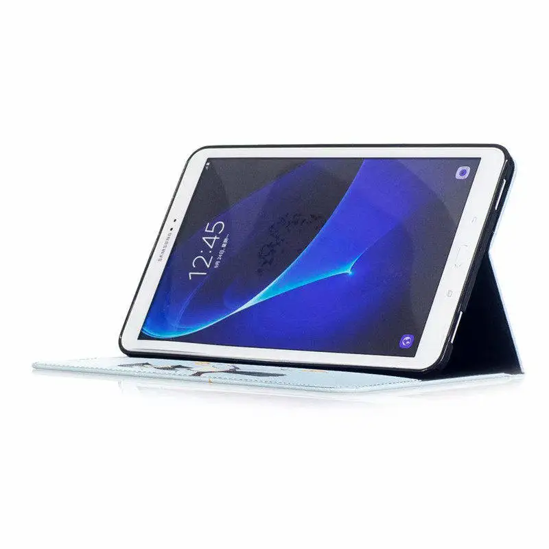 Милый мультяшный кожаный чехол с бабочками в виде совы для Samsung Galaxy Tab A6 A 6 2016 10 1 T585