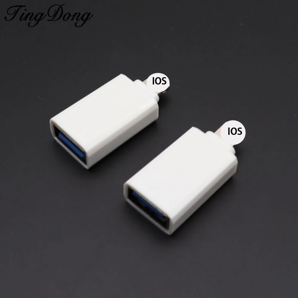 TingDong адаптер для iphone 7 6 5 Plus используется только для питания к usb-устройствам 8pin к USB конвертеру