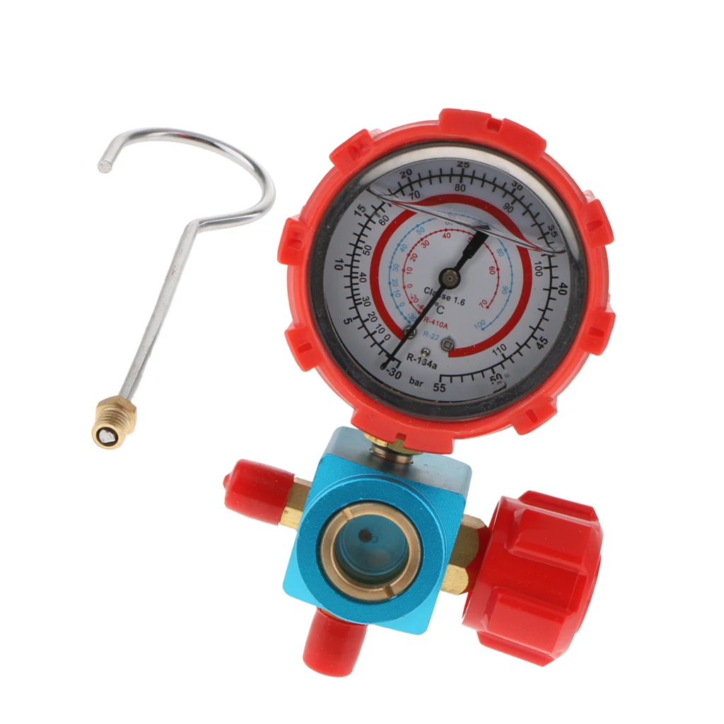 

Фторирующий клапан с одним манометром, автомобильный Кондиционер, холодные угли, датчик масла с зеркалом