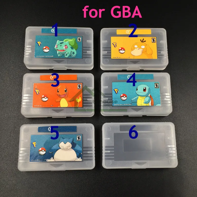 30 шт. для GBA GBM GBA SP, жесткий прозрачный пластиковый картридж, чехол для игр, картридж для Gameboy Advance, картридж, защитная коробка
