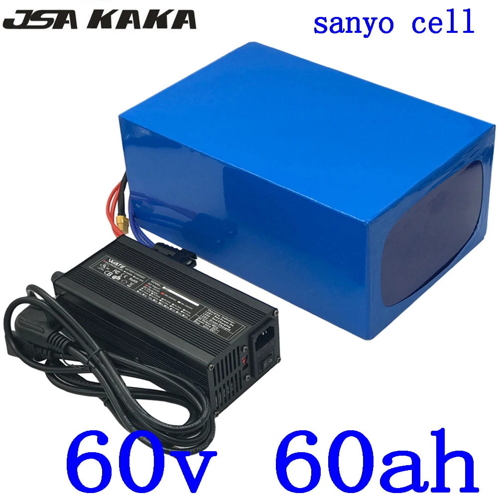 Аккумулятор для электроскутера sanyo 60 В А · ч 50 в 2000 Вт 3000 4000 Вт|Батарея